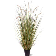 Rosa Konstgjorda växter Green4Ever Pennisetum Grass Mixed Konstgjord växt