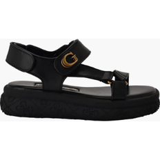 Sandals Guess Women's Lanara Strappy Sport Quattro G Platform Footbed Sandals - Black