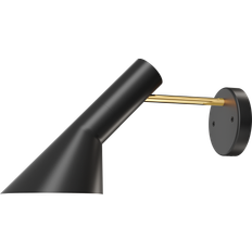 Belysning Louis Poulsen AJ Vägglampa HW Brass Black Väggarmatur