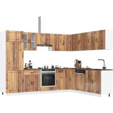 Kitchen Units vidaXL 14-delt Køkkenskabssæt Lucca