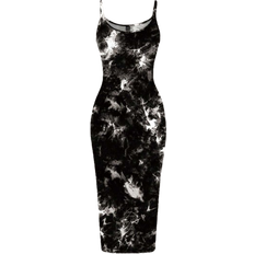 Shein Casual Simple Tie Dye Print Maxi Dress - Summer