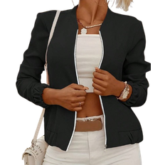 Shein Womens Lightweight Baseball Jacket