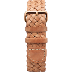 Roséguld Klockarmband Triwa Tan Braided 20mm Watch Strap - Rose