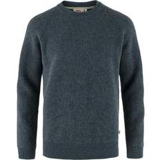 Fjällräven Övik Rib Sweater M Långärmad Herr - Marinblå