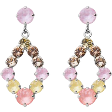 Caroline svedbom delia Caroline Svedbom Mini Delia Earrings Rhodium Dreamscape Combo