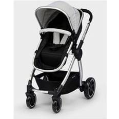 4-Wheel Journey Pushchair Grey/Brushed Silver