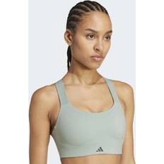 adidas Impact Luxe Training High Support Bh - Silver Green