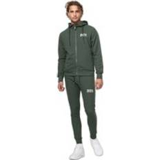 Green Suits Benlee Regular Fit Hooded Tracksuit Punch - Hackberry