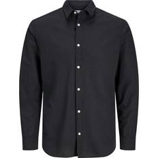 Stål Överdelar Jack & Jones Linneskjorta Svart