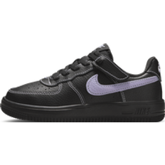 Nike Force 1 Low LV8 EasyOn Younger Kids' Shoes - Black