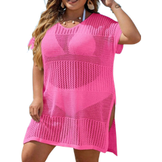 Shein Split-Seitensarong-Kleid ohne Bikini für Große Größen