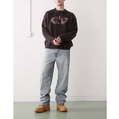 Weekday Galaxy Jeans Med Tvättad Finish - Ljusblå
