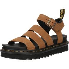 Yellow Sandals Dr. Martens Womens Blaire Sandals - Desert Brown