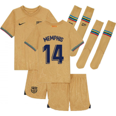 XS Football Kits Nike Barcelona Little Boys Away Kit MEMPHIS 14
