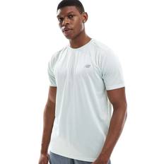 New Balance Tops New Balance Mens Running Sport Essentials T-Shirt - Light Green