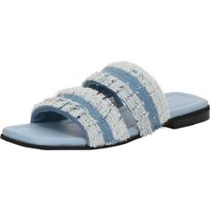INUIKII Sandaler INUIKII Pantoletter Fringes - Blue Denim/Pastelblå