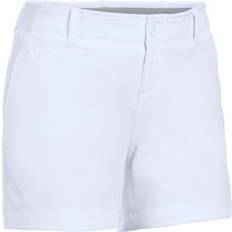 Under Armour Links 4" Golf Fitted Shorts - White