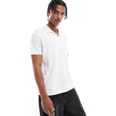 Bershka Polo Shirts Bershka Jersey Polo - White