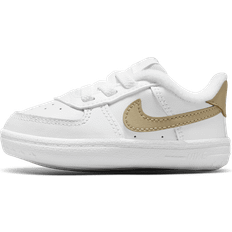 Nike Lær at gå-sko Børnesko Nike Force 1 Booties Til Babyer - Hvid