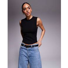 River Island Ribbat Linne - Svart