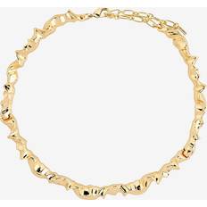 Pilgrim Guldpläterad Halsband Pilgrim Sunset Halsband - Guld