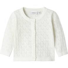 6-9M Trøjer Name It Cardigan NbfDesina - Hvid