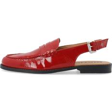 Rød Loafers Bianco Biapop Læderloafers -