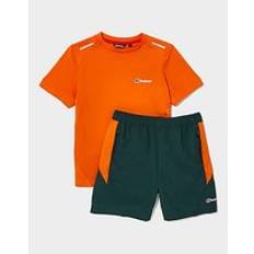 Orange Children's Clothing Berghaus Tech T-Shirt Shorts Set Children - Orange