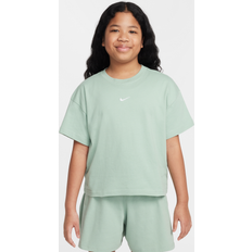 Green Tops Children's Clothing Nike Sportswear Essential Older Kids' T-Shirt - Green