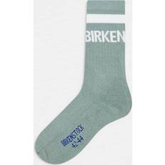 Birkenstock High Socks Cotton Crew Stripe - Pure Sage