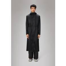 Donna Abbigliamento per la pioggia Rains Bold Longest Jacket - Black Grain