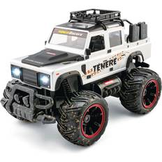 Ninco Racers NH93174 Overlander Ténéré Li-Ion Battery Monster Truck Remote Controlled Car 1/14 Scale with Lights 2.4 GHz Transmitter Grey