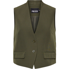 Pieces Pcnimora Waist Coat Set - Gray