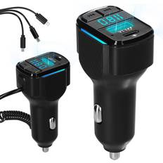 FM-sendere Tomtop Jms Bil MP3 Spiller BT FM-Sender Trådløs Radioadapter