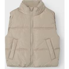 Veste Børnetøj Name It NKFMaket Vest - Beige
