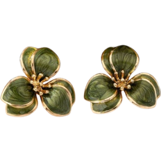 Shein Lovely Seaside Floral Drop Stud Earrings - Women
