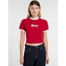 Dickies Women Tops Dickies Lewistown Ringer T-Shirt - Red