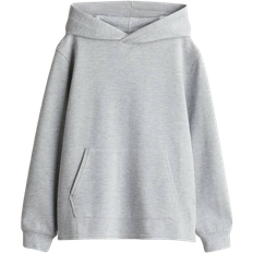 H&M Vaflet Jersey Hoodie - Grå