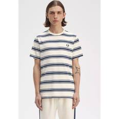 Fred Perry Stripe T-Shirt - Ecru