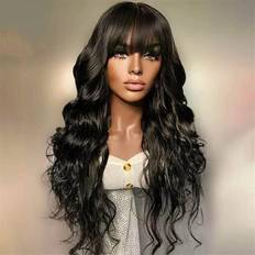 Shein Full Machine Made Wig 8 inch Black