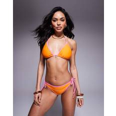 Orange Bikinisæt River Island Bikini Med Kontrasterende Detaljer - Orange