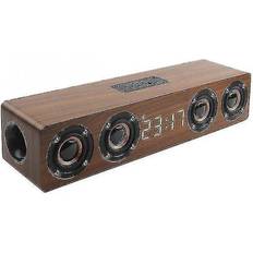HKHBJS Wooden Tv Soundbar Portable Bluetooth Speaker