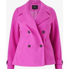 Dame - Pink Frakker Zizzi Overgangsfrakke MSASHA - Rosa
