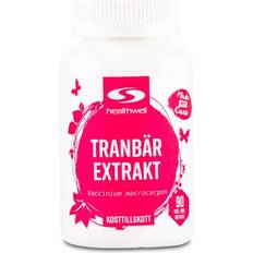 Healthwell Tranebærstabletter, 90 tabl 90 stk
