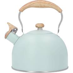 Kettles Cosy@home 2.5 Liter Whistling Tea Kettle Stainless Steel Green