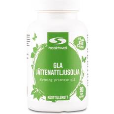 Vitaminer & Kosttilskud Healthwell GLA Jättenattljus Olja 90 stk