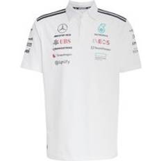 Men - Recycled Materials Polo Shirts adidas Mercedes F1 Polo Shirt - Blanc