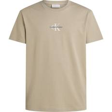 Calvin Klein Jeans Monologo T-shirt - Stone