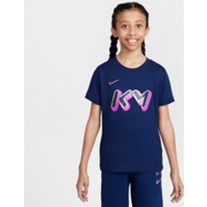 Nike Kylian Mbappé Older Kids' Dri-FIT T-Shirt - Blue