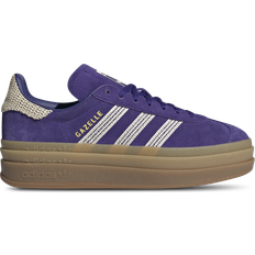adidas Gazelle Bold Shoes - Collegiate Purple/Wonder White/Gold Metallic